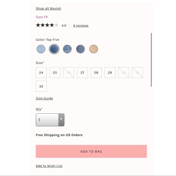 Free People // Boyish Tommy Jeans NWT🌛 - Picture 4 of 16